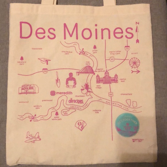Handbags - Des Moines canvas tote bag Handbags - Des Moines canvas tote bag